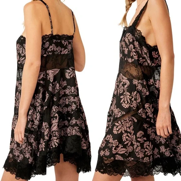 Free People NWT All Nighter Trapeze Nightgown size small - Picture 4 of 11